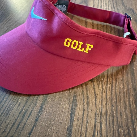Minnesota Golden Gophers Nike Golf Visor Maroon Adjustable Hat University MN - Picture 2 of 4
